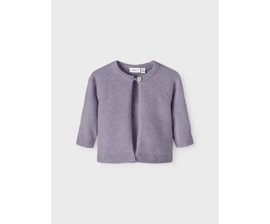 obrazek 1 NAME IT Kardigan 13218679 Fioletowy Regular Fit