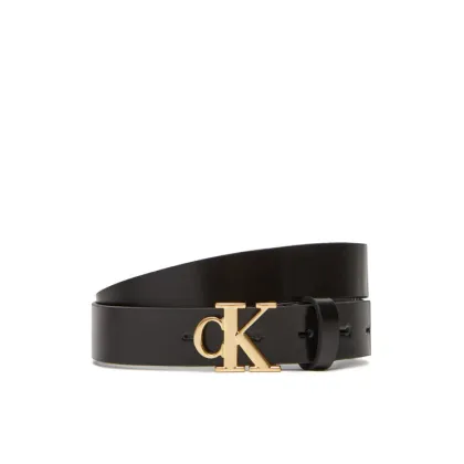 Zdjęcie Calvin Klein Pasek Damski Monogram Plaque Buckle 25Mm LV04K7017G Czarny