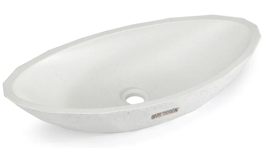 obrazek 2 Prestiżowa umywalka 60 cm DIAMOND BRUSHED – naturalny, bez dekoru, lakier matowy