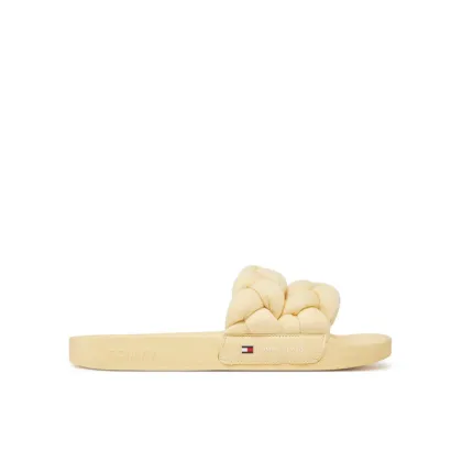 Zdjęcie Tommy Jeans Klapki Tjw Braided Slide EN0EN02764 Żółty