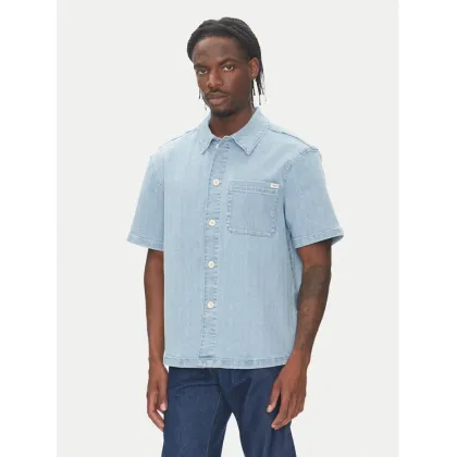 Zdjęcie Mustang Koszula jeansowa Phoenix 1016653 Niebieski Boxy Fit