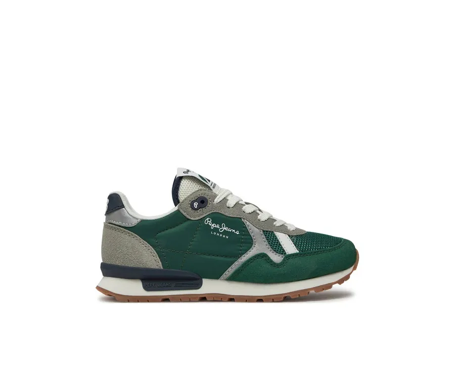 obrazek 1 Pepe Jeans Sneakersy Brit Young B PBS40003 Zielony