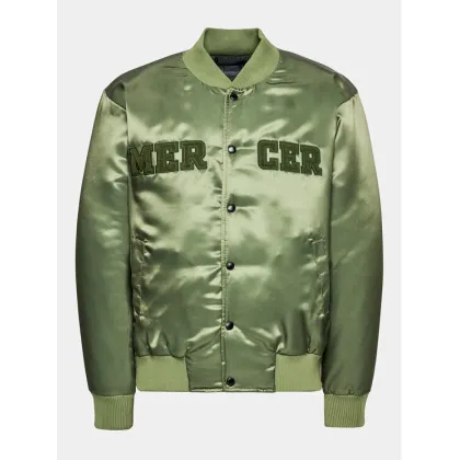 Zdjęcie Mercer Amsterdam Kurtka bomber Unisex The Varsity MEAP233003 Zielony Classic Fit