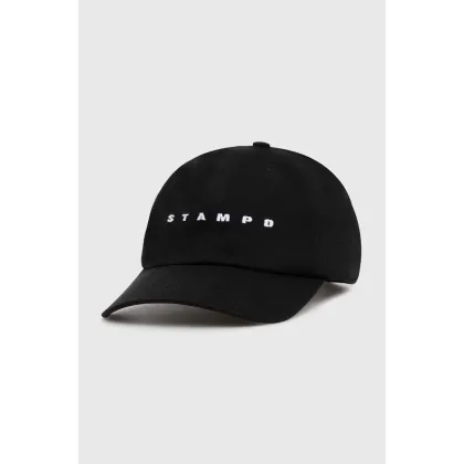 Zdjęcie STAMPD czapka z daszkiem bawełniana Strike Logo Sports Cap kolor czarny z aplikacją SLA-U3219HT-BLK