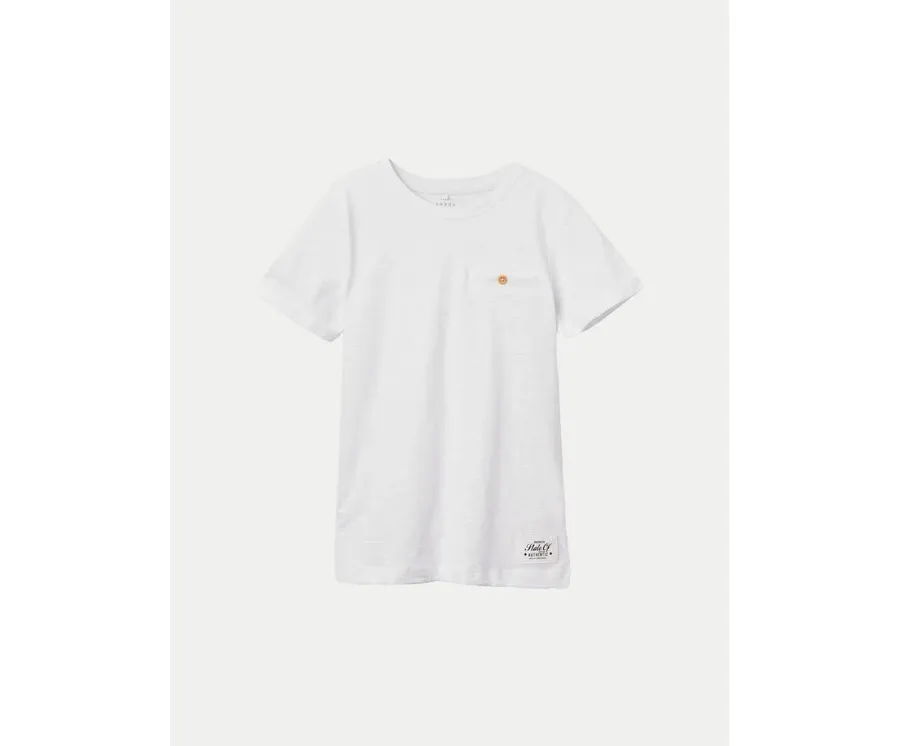obrazek 1 NAME IT T-Shirt Vincent 13201047 Biały Regular Fit