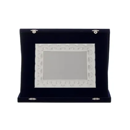 Picture Gift plate in a decorative case with your engraving on a gift - Astra Argenti
