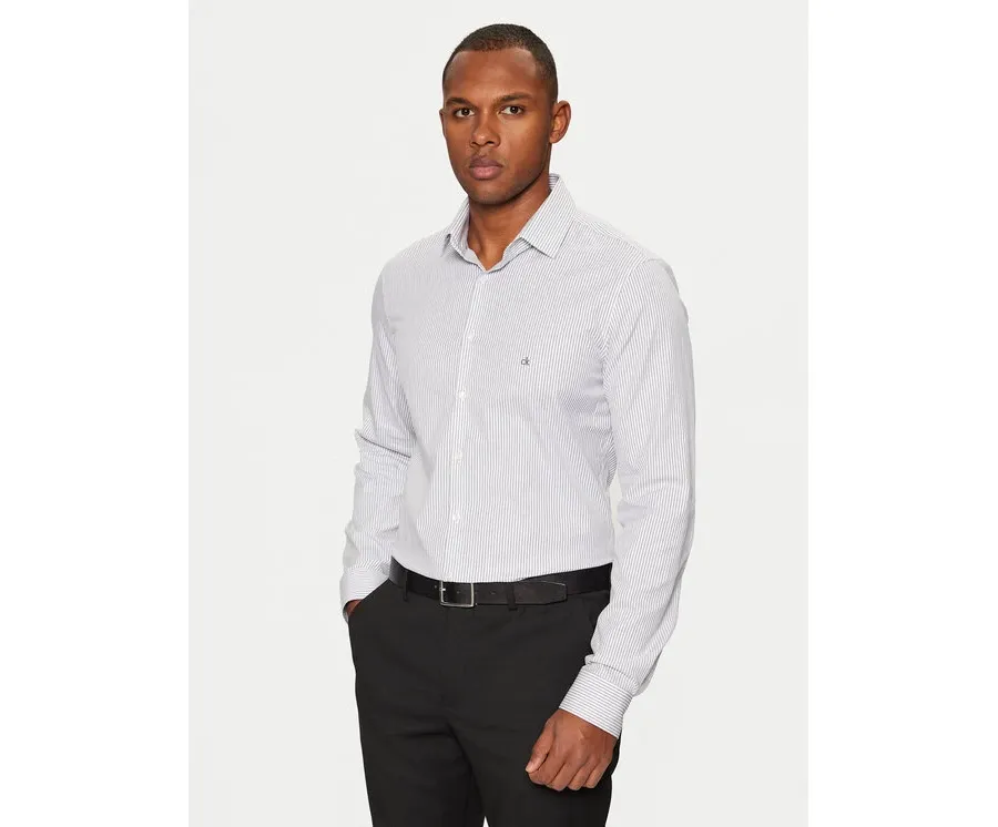 obrazek 1 Calvin Klein Koszula K10K113865 Biały Slim Fit