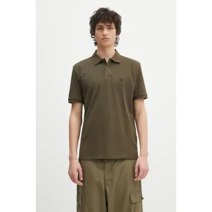 Zdjęcie C.P. Company polo męski kolor zielony gładki 18CMPL065A005263W