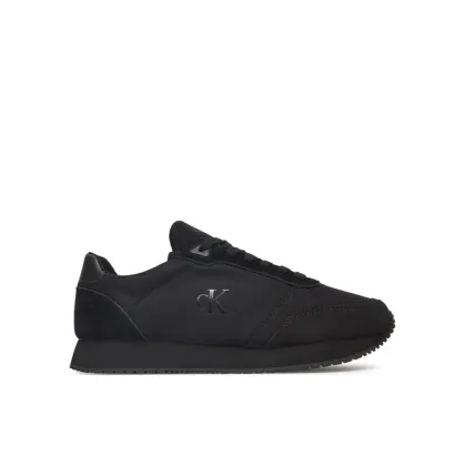 Zdjęcie Calvin Klein Jeans Sneakersy Runner Sock Laceup Mg Canvas YM0YM01217 Czarny