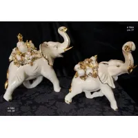 Picture Ceramic elephant figurine in two variants