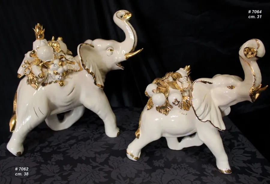 obrazek 1 Ceramiczna figurka słonia w dwóch wariantach