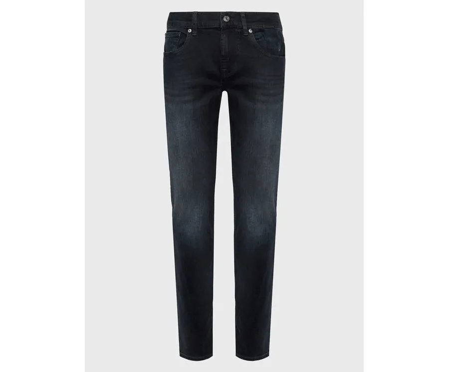 obrazek 1 7 For All Mankind Jeansy Slimmy JSMXC510SP Czarny Slim Fit