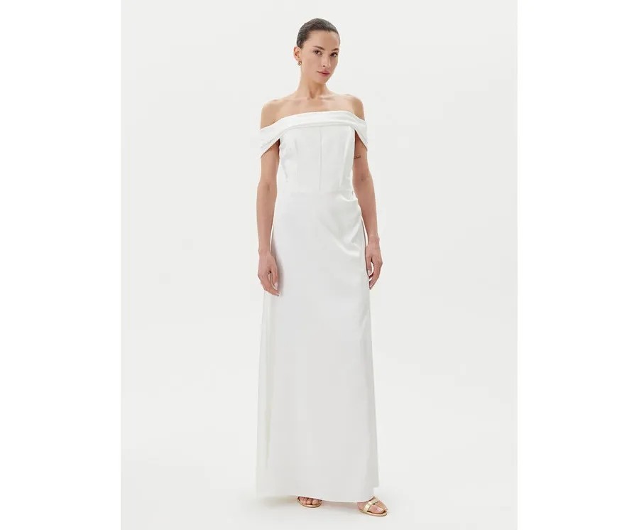 obrazek 1 Rinascimento Sukienka wieczorowa CFC0123802003 Biały Regular Fit