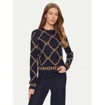 Zdjęcie TWINSET Kardigan 241TP3522 Granatowy Straight Fit