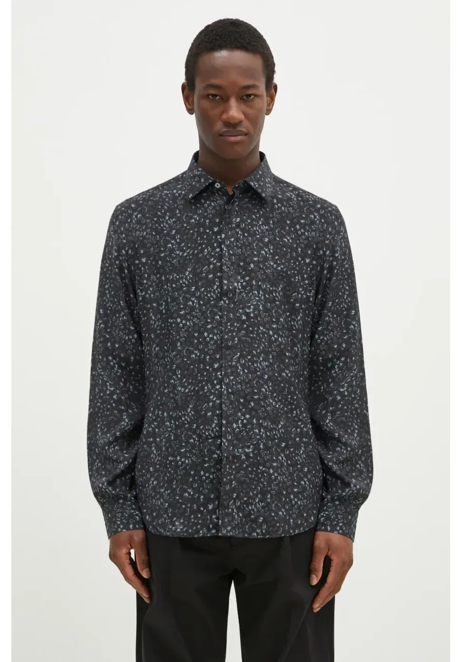 obrazek 1 Paul Smith koszula męska kolor niebieski slim z kołnierzykiem klasycznym M1R-656U-P02579