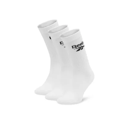 Zdjęcie Reebok Zestaw 3 par wysokich skarpet unisex R0452-SS24 (3-pack) Biały