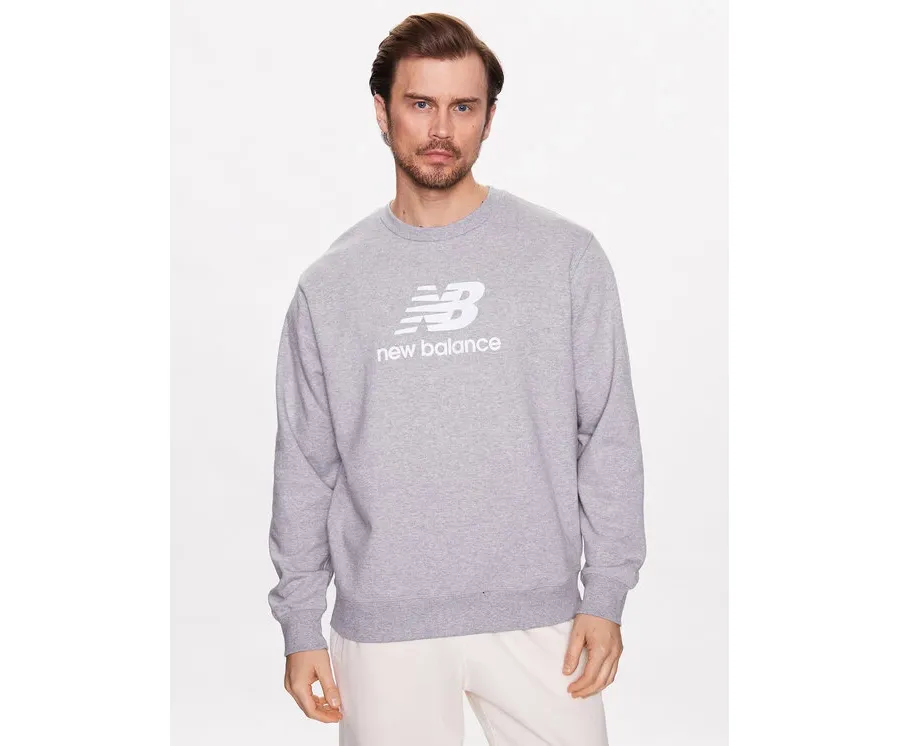 obrazek 1 New Balance Bluza MT31538 Szary Relaxed Fit