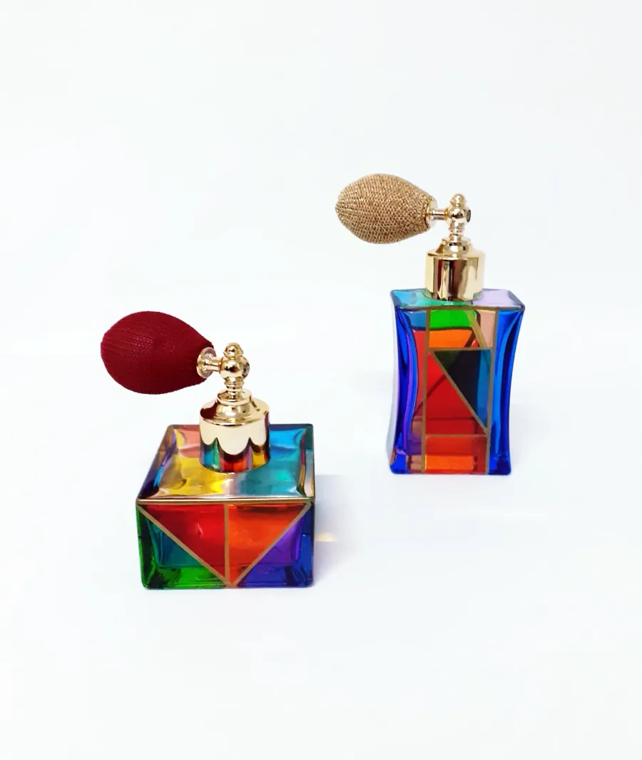 obrazek 2 Fantastyczny pojemnik na perfumy ze szkła murano
