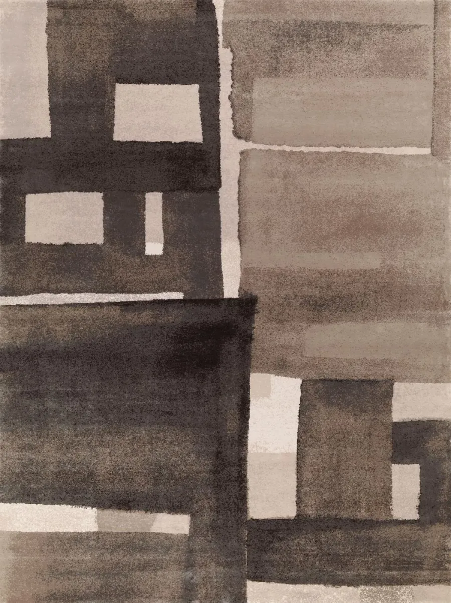 obrazek 1 Dywan z jedwabiu z Dandong z motywem brył Fort Street Studio
