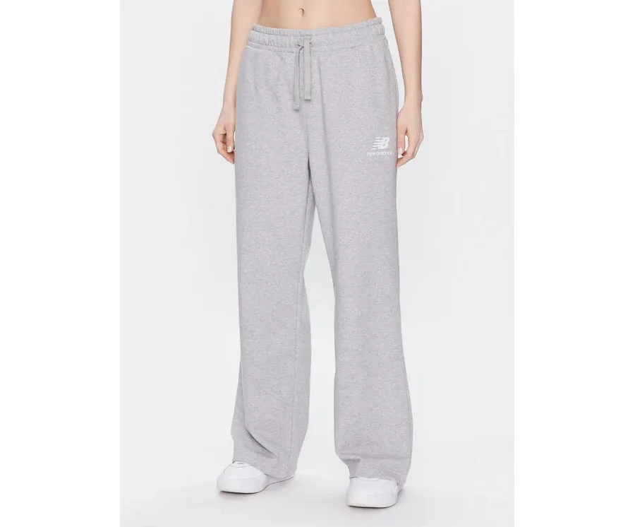 obrazek 1 New Balance Spodnie dresowe Essentials Stacked Logo French Terry WP31516 Szary Relaxed Fit