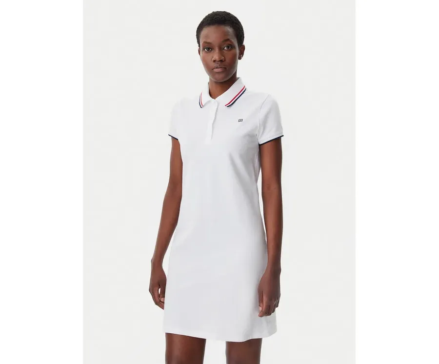 obrazek 1 Tommy Hilfiger Sukienka codzienna WW0WW45532 Biały Regular Fit