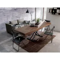 Zdjęcie Włoski rozkładany, przenośny stolik z drewnianym blatem - Ozzio