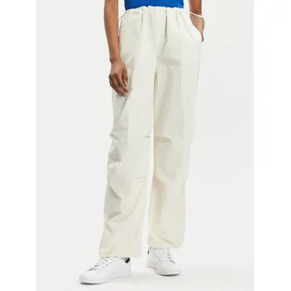 Zdjęcie Hugo Spodnie materiałowe Hafisa 50511331 Écru Baggy Fit HUGO