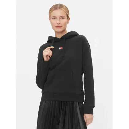 Zdjęcie Tommy Jeans Bluza Badge DW0DW17326 Czarny Boxy Fit