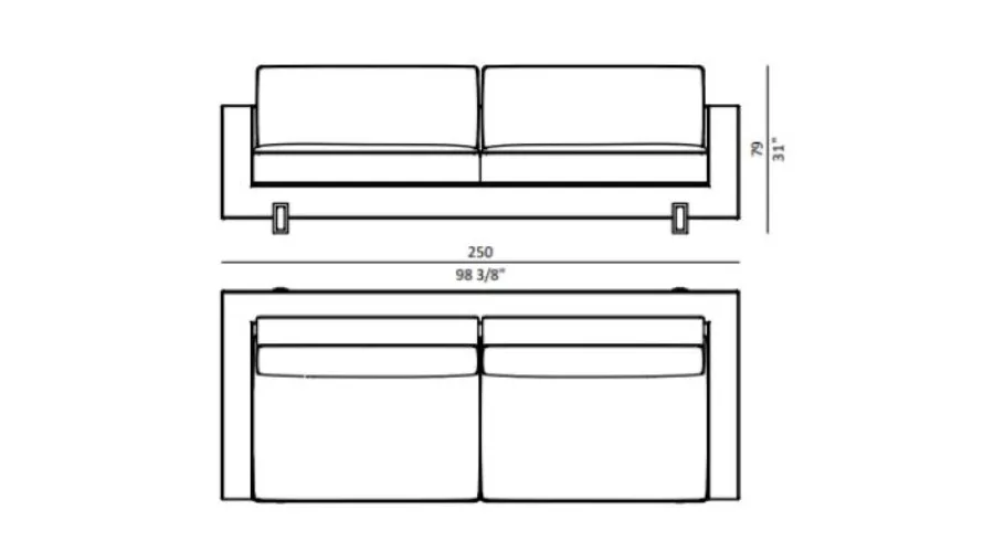 obrazek 4 Elegancka sofa Luso do salonu