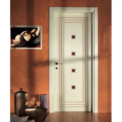 Zdjęcie Stylowe włoskie ręcznie malowane drzwi w stylu antycznym