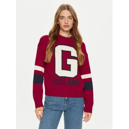 Zdjęcie Guess Jeans Sweter W4BR11 Z3HN2 Czerwony Regular Fit