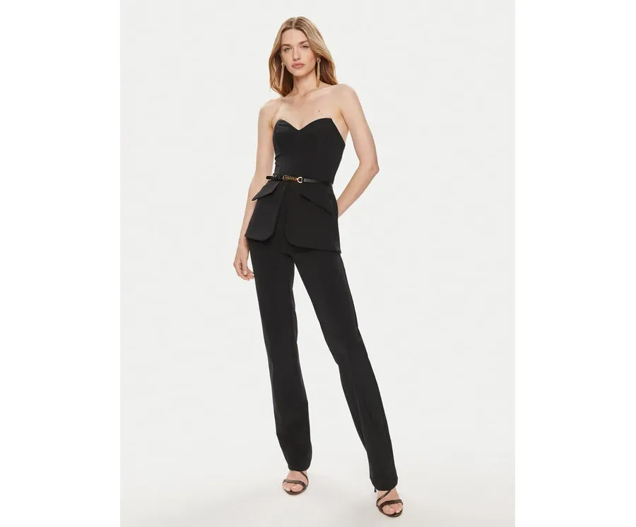 obrazek 1 Elisabetta Franchi Kombinezon TU-015-42E2-4304 Czarny Regular Fit