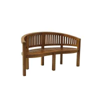 Picture Exclusive bench for the garden and terrace made of teak wood