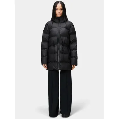 Zdjęcie Rains Kurtka zimowa 15160 Czarny Relaxed Fit