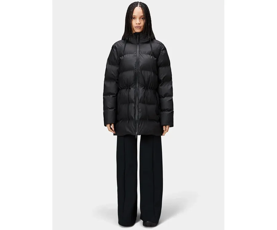 obrazek 1 Rains Kurtka zimowa 15160 Czarny Relaxed Fit