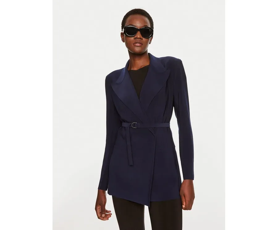 obrazek 1 NORMA KAMALI Marynarka KK2244PLB80951 Granatowy Slim Fit