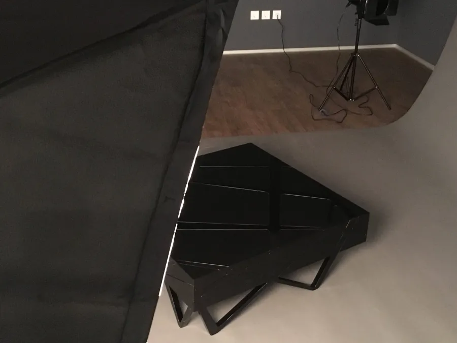 obrazek 5 Designerski czarny stolik kawowy do salonu