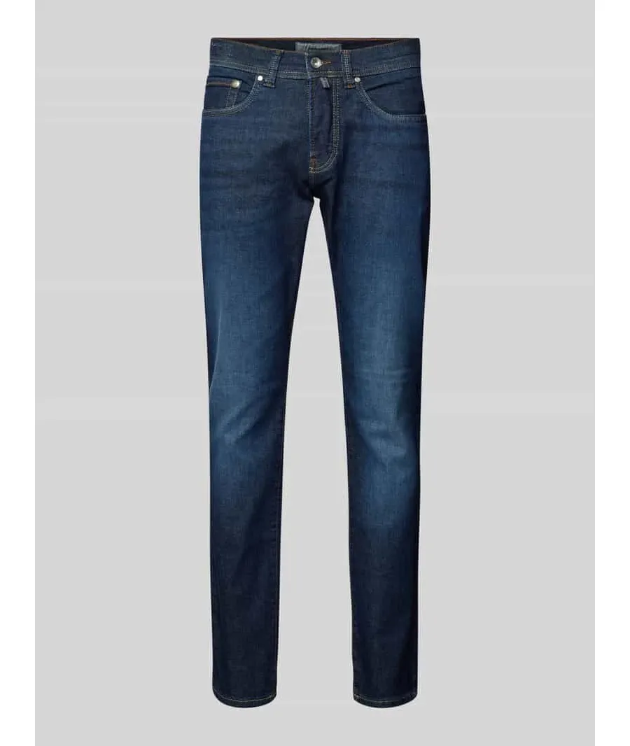 obrazek 1 Jeansy o kroju tapered fit z dodatkiem streczu model ‘Lyon’ — ‘Futureflex’