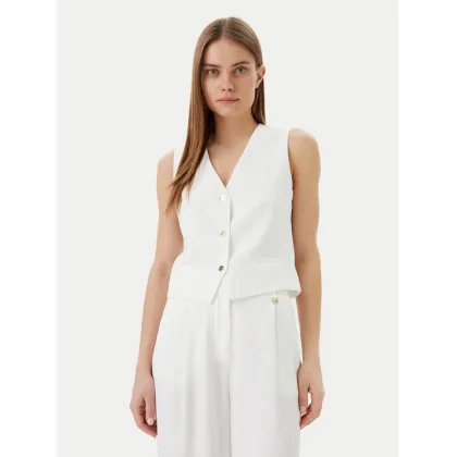 Zdjęcie LOLA CASADEMUNT Kamizelka LS2502007 Biały Regular Fit