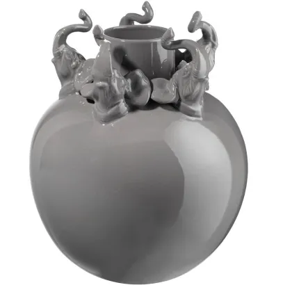 Picture A unique ceramic decoration in the form of a Tyke vase