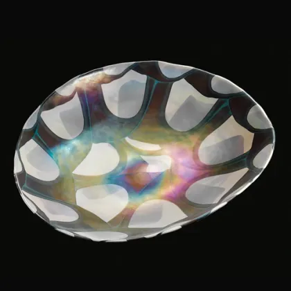 Zdjęcie Oryginalny szklany talerz z Wloch