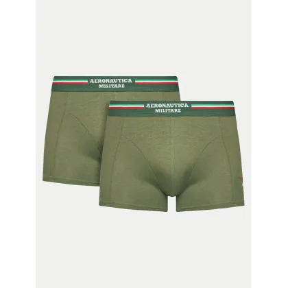Zdjęcie Aeronautica Militare Komplet 2 par bokserek AM1UBX001 Khaki
