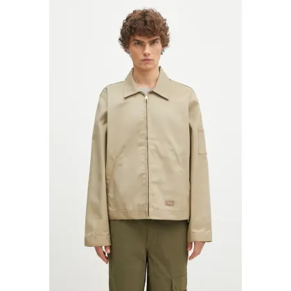 Zdjęcie Dickies kurtka Unlined Eisenhower męska kolor brązowy przejściowa DK0A4Y6U