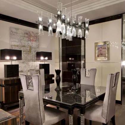 Zdjęcie Żyrandol LC40/24 z efektem martellato marki Arte Veneziana