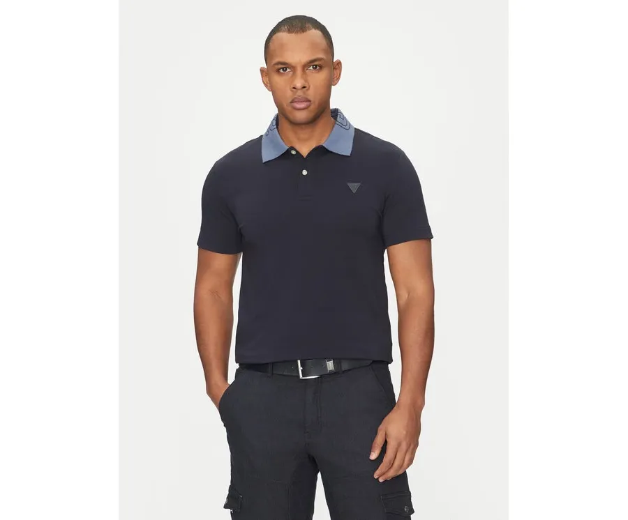 obrazek 1 Guess Polo M5GP66 J1314 Niebieski Regular Fit