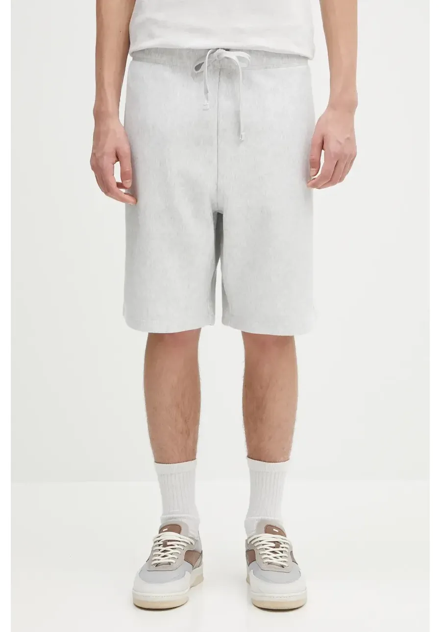 obrazek 1 Carhartt WIP szorty American Script Sweat Short kolor szary gładkie I031685.482XX