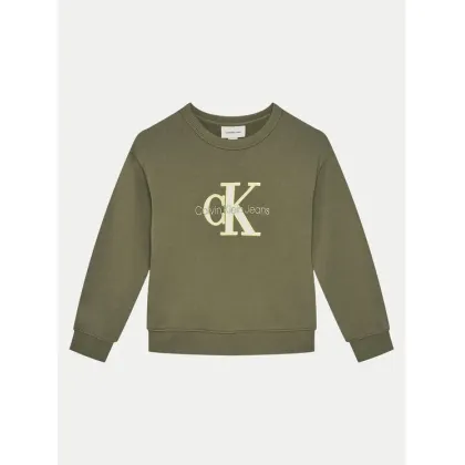 Zdjęcie Calvin Klein Jeans Bluza IB0IB02411 Zielony Relaxed Fit