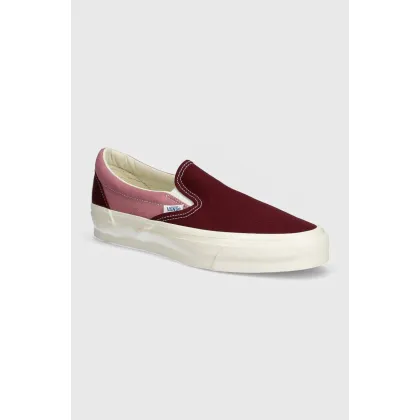 Zdjęcie Vans tenisówki Premium Classics LX Slip-On Reissue 98 kolor bordowy VN000CSE5T21