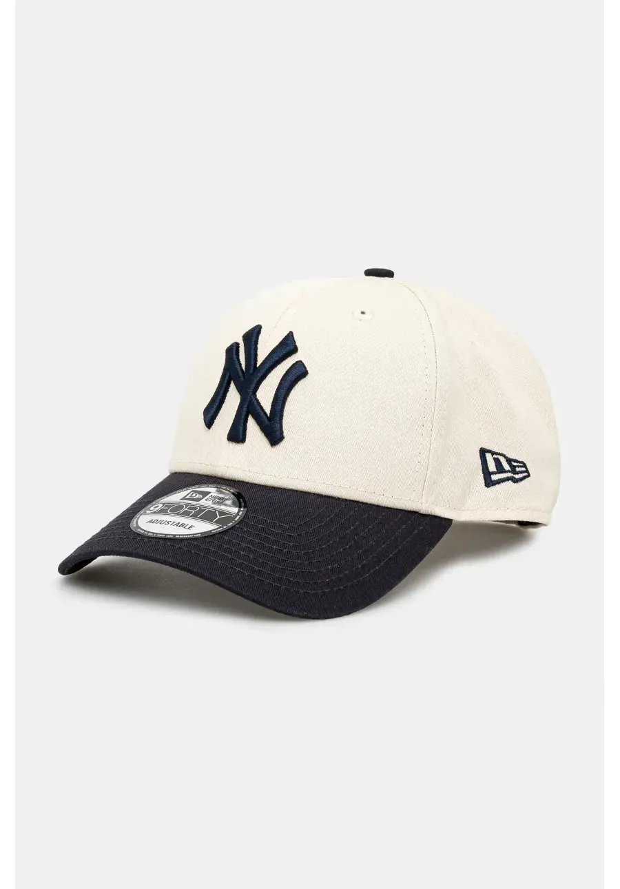 obrazek 1 New Era czapka z daszkiem bawełniana kolor beżowy wzorzysta 60595215