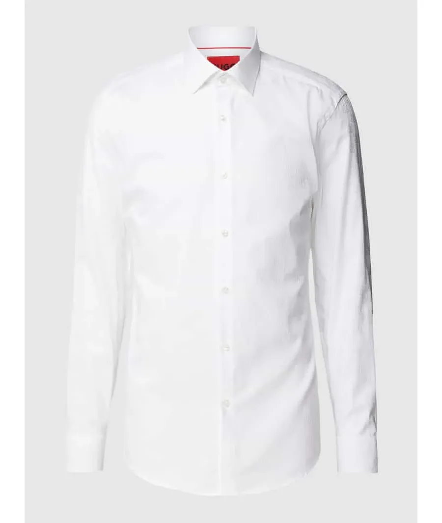 obrazek 1 Koszula biznesowa o kroju slim fit z kołnierzykiem typu kent model ‘Kenno’